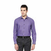 ARO Purple Solid Slim Fit Formal Shirt