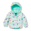 PLC Multi Polka Dots Soft Green Puffer Jacket With Inner Fleece 7957