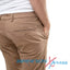 Cel Men's Camel Slim Fit Chino Pents