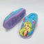 Barbie Doll Print Warm Sky Blue Winter Slippers 8328