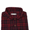 TRG Red and Black Casual Shirt