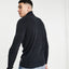 FC Logo Zip Front Mock Neck Fleece Black Sweatshirt 10044