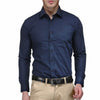 GRG Mens button down long sleeve Dark blue Shirt