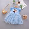 TNGY Frozen Print Blue Frock 5036