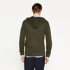 ZR Man Green Zipper with Hood 418