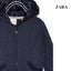 ZR Basic Velor Blue Jacket With Hood