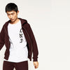 ZR Man Burgandi Zipper with Hood