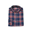 TRG Casual Check Shirt Blue and Red