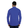 SPL Basics Mandarin Collar Linen Casual Shirt Royal Blue 423