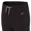 4F Jet Black Knit Shorts Fleece