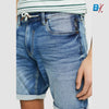 TK White Cord Light Weight Light Blue Denim Shorts 9300