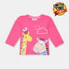 Baby C Zebra and Giraffe Pink Shirt 528