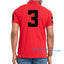 Men Big Pony Chicago Red Polo 6116