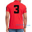 Men Big Pony Chicago Red Polo 6116