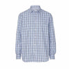 TRG Men Tailored Fit Tattersall Check Blue Casual Shirt 8873