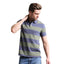 GAP Rugby Green Stripe Pique Basic Polo Shirt (Label Removed)