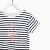 ZR Blue and White Stripe I Want t Shirt
