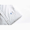 S.O Cotton Thin Blue Lining White Casual Shirt