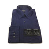 GRG Mens button down long sleeve Dark blue Shirt