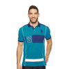 U.S Polo Assn Slim Fit Color Block Blue Polo Shirt