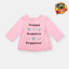 Bab CLB Happy Heart Printed Pink TShirt 484