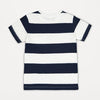 OK Slub Navy Blue & White Stripe Pocket Tshirt 4218