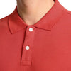 GAP Solid Crimson Red Pique Polo Shirt (Label Removed)