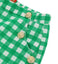OM British Green & White Check Cotton Girls Shorts 9499