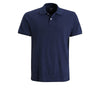 GAP Solid Navy Blue Pique Polo Shirt (Label Removed)