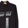 L&S Textured Dark Grey Move Zipper 677