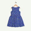 PLM Sleeveless Rainbow Blue Frock