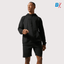 BM Embossed Logo Black Hoodie 10068
