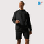 BM Embossed Logo Black Hoodie 10068