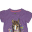 JD Water Color Horse Purple T Shirt