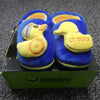 LT Duck Aplic Royal Blue Warm Shoes 10654