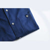 SPF Custom Fit Sleek Textured Navy Blue Casual Shirt