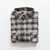 QS Woolike Cotton Brown Check Shirt