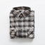 QS Woolike Cotton Brown Check Shirt