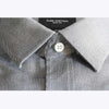 NXT Chambray Pure Cotton Slim Fit Silver Casual Shirt