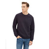 CQ Neck Sweatshirt Navy Blue