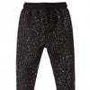 5.10.15 Digital Control Cord Dotted Black Fleece Trouser 14313