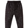 5.10.15 Digital Control Cord Dotted Black Fleece Trouser 14313