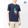 RL Multi Flag Polo Logo Navy Blue T-Shirt 9277