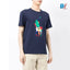 RL Multi Flag Polo Logo Navy Blue T-Shirt 9277