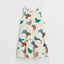 HM Butterfly Print Beige frock 9560