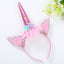 Glitter Pink Unicorn Hair Catch 9037
