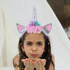 Silver Unicorn Hair Catch 9035