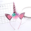Glitter Pink Unicorn Hair Catch 9037