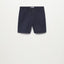 Bab Clb Plain Navy Blue Terry Shorts 8841
