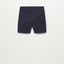 Bab Clb Plain Navy Blue Terry Shorts 8841